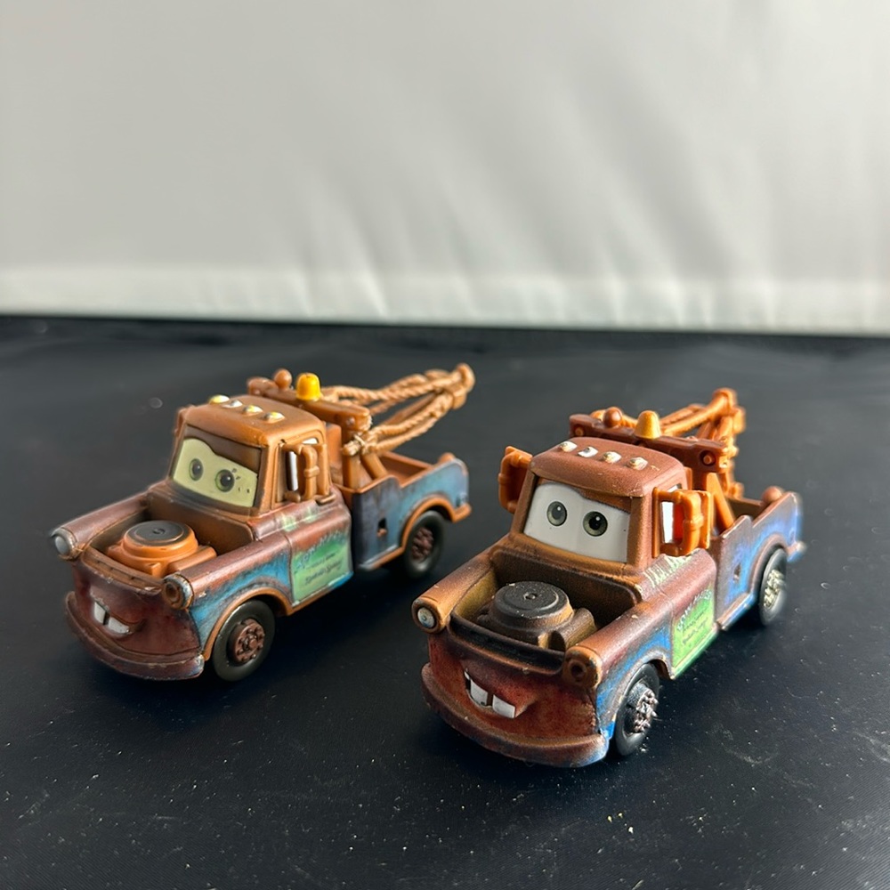 Disney Team Mater Tow Truck Die-Cast 3" Action figure vehicle Disney Pixar